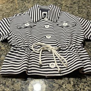 CAbi Harbor Jacket Nautical Stripe XS